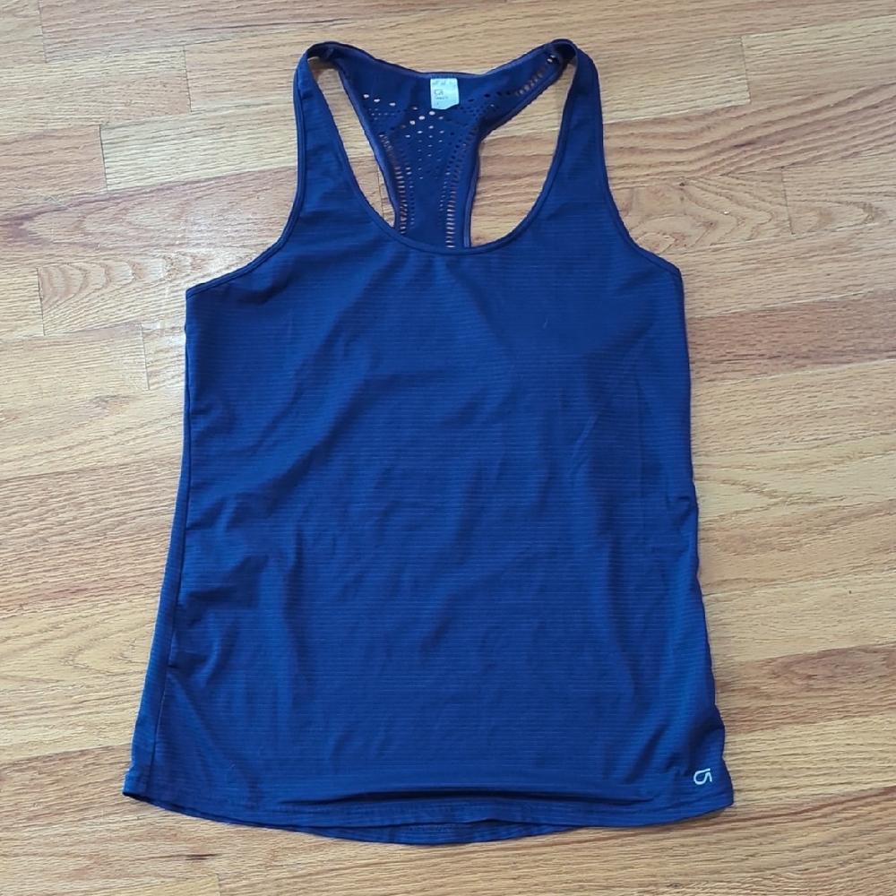 GAP Active Dark Purple Fitted Sleeveless Tank Top